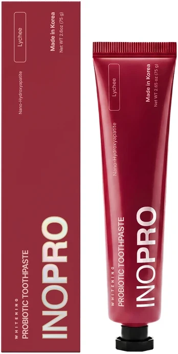 Inopro Whitening probiotic toothpaste Lychee 2,6oz