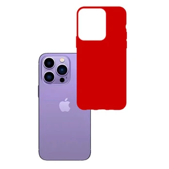 Dėklas 3mk Matt Case Apple iPhone 14 Pro Max raudonas