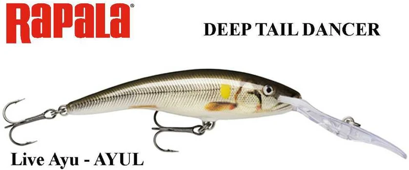 Vobleris Rapala Deep Tail Dancer AYUL Live AYUL