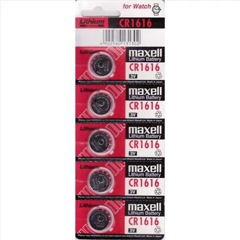 Maxell CR1616 3V, 5 vnt.