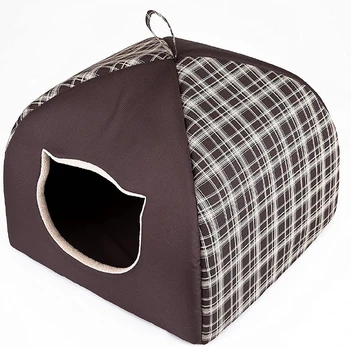 Gyvūno guolis Hobbydog R2 Igloo, ruda, 44 cm x 44 cm