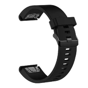 FIXED Silikoninis dirželis Silikoninis dirželis Garmin QuickFit 20mm juodas kaina