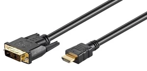 Kabelis MicroConnect DVI-D, HDMI, 3 m, juoda kaina
