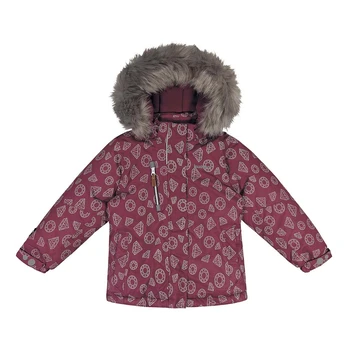 Kuoma Beata vaikiška žieminė striukė Plum Sparkle