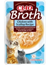 CHURU - Chicken Broth With Chicken & Scallops 40G - (798.5254) kaina
