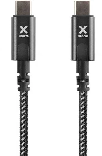 Xtorm USB-C PD kabelis, USB-C: Han - USB-C: Han, 2,0, m, sort,
