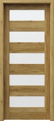 Durys rėminė Porta Trim Lite B5, universalios, ruda, 203 x 84.4 x 4 cm kaina