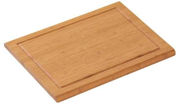 Bamboo cutting board, rectangular with grooves, 38 x 28 cm, Kesper