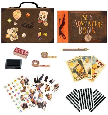 ERIK Disney Pixar UP My Adventure Book Scrapbook Briefcase set