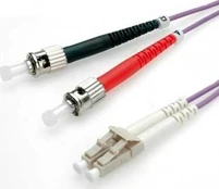 Roline ROLINE Patchcord światłowodowy 50/125um LC-ST OM4 3m violetinė
