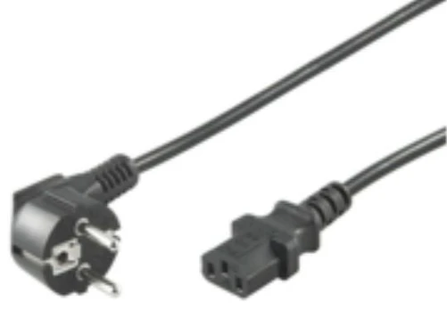MicroConnect IEC320 maitinimo kabelis, 0,5 m (PE010405)