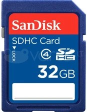 Atminties kortelė MEMORY SDHC 32GB/SDSDB-032G-B35 SANDISK kaina
