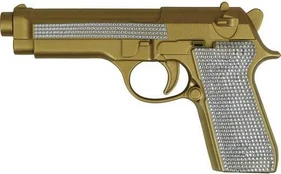 Fiesta Guld pistol med sten
