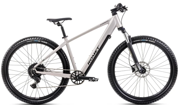 Elektrinis dviratis Romet e-Rambler 2.0 504WH 2024 sidabrinis-graphite-20" / L (Dydis: 20" / L)