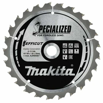 Pjovimo diskas Makita E-11140, 190 mm x 20 mm