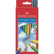 Faber-Castell Junior Grip Crayon 20 spalvų kaina