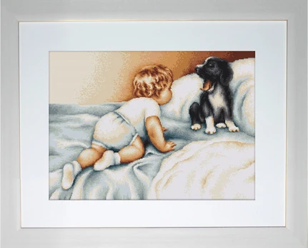 Boy with Dog SG374