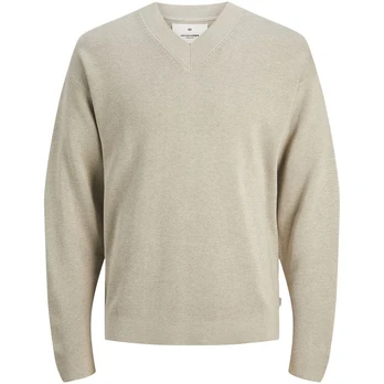 Megztinis vyrams, Smėlio, JPRBLABOLT KNIT V-NECK