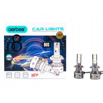 H7 LED D8 6000K 43W automobilių lemputės su canbus