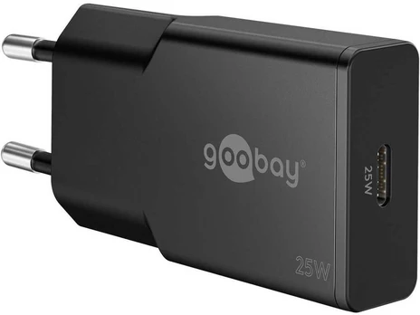Goobay USB-C™ PD GaN plonas greitasis įkroviklis (25 W)