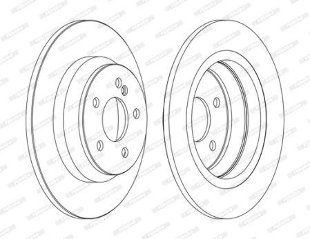 FERODO DDF1675C Brake Disc