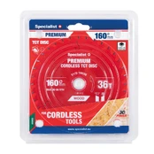 SPECIALIST+ pjovimo diskas Cordless 160x36Tx20mm kaina