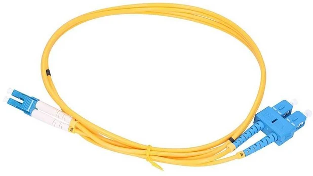 Extralink LC/UPC-SC/UPC | Patchcord | Single Mode, Duplex, G652D, 3mm, 10m