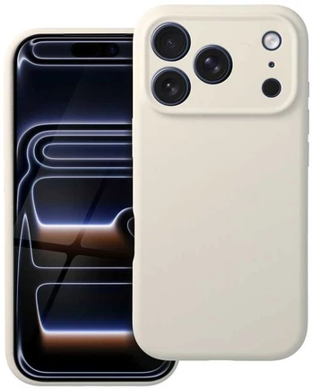 Case for iPhone 16e (SE4 2025) / 17e Forcell F-Protect Rubber Premium compatible with MagSafe antique baltas