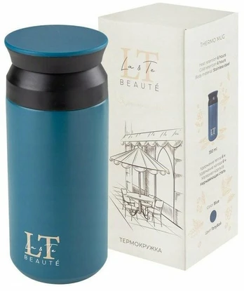 Termopuodelis La&Te Beaute LT-350BL, 0.35 l, mėlyna