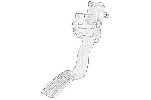 akceleratoriaus pedalas 53320919