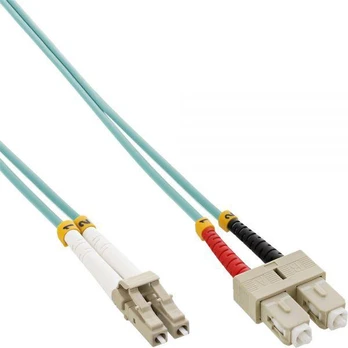 InLine Fiber Optic Patchcord LC/SC, 50/125 µm, OM3 5m (88645O)