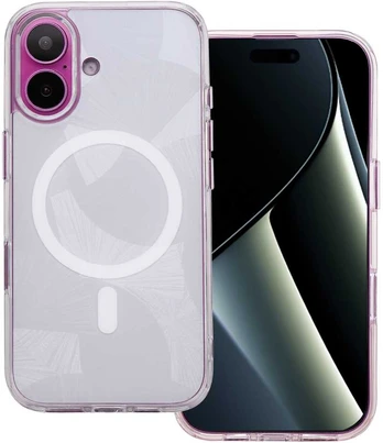 Dėklas Telforceone Flash Mag case for iPhone 16 6,1' pilkas