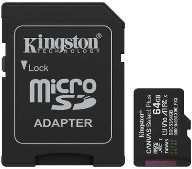 Kingston Micro SDXC UHS-I Memory Card 64GB
