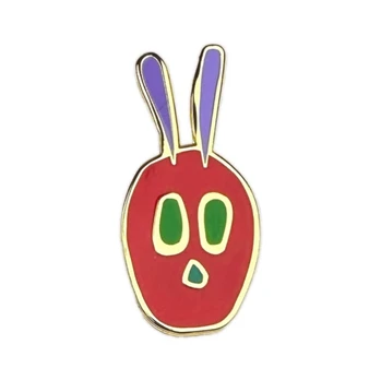 Caterpillar Head Pin Badge
