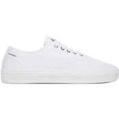 Kedai Tommy Hilfiger Th Vulc Cup Long Lace Canvas FM0FM05874 Balta