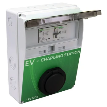 Elektromobilių įkrovimo stotelė 32A 22kW TYPE2 TECS302