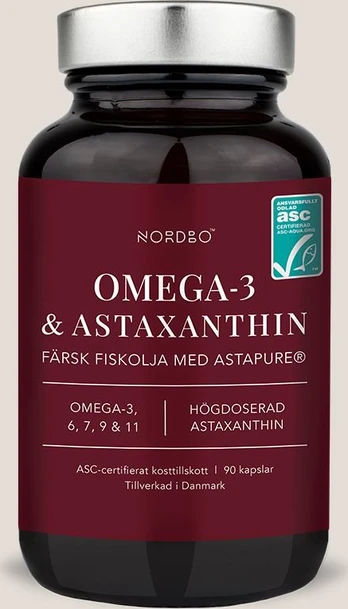 Nordbo - Vegan Omega-3 & Astaxanthin - 90 capsules