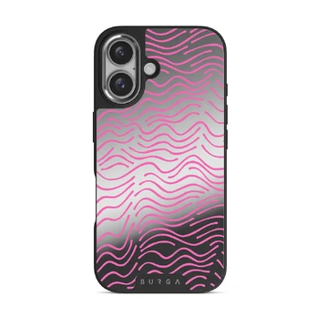 Secret Spot - iPhone 16 Case, Elite Mirror Dark (MagSafe) / Silver