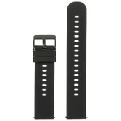 U27 rubber watch strap - black/black - 20mm kaina