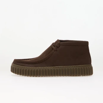 Clarks Torhill Hi Leather Dark Brown - Dydis 9 (263272427 Laisvalaikio batai)