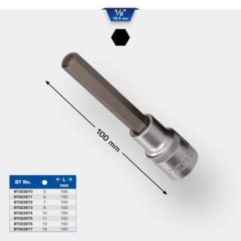 Šešiakampio lizdo komplektas KS TOOLS BT022876