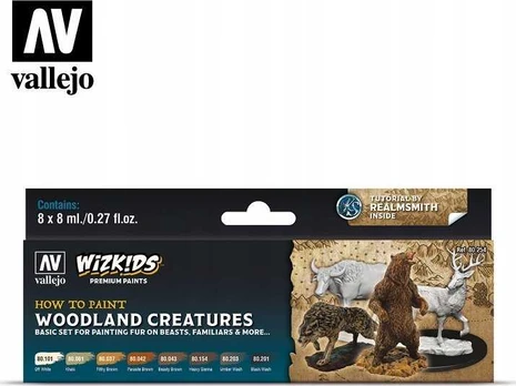 Vallejo Vallejo: Wizkids - Miško padarai 8x8 ml