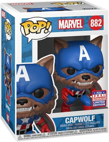 Funko POP! Marvel Capwolf Exclusive
