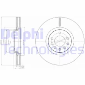 Stabdžių diskas DELPHI BG4185C kaina