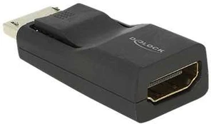 DeLOCK Displayport/HDMI, Displayport, HDMI, Juodas