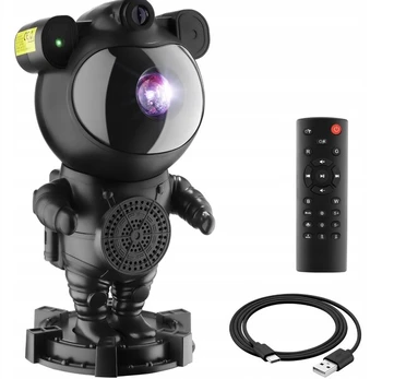 LED projektorius astronautas su integruota bluetooth kolonėle