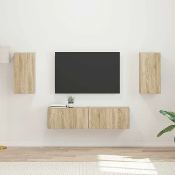 TV staliukas 2 pcs Sonoma ąžuolas