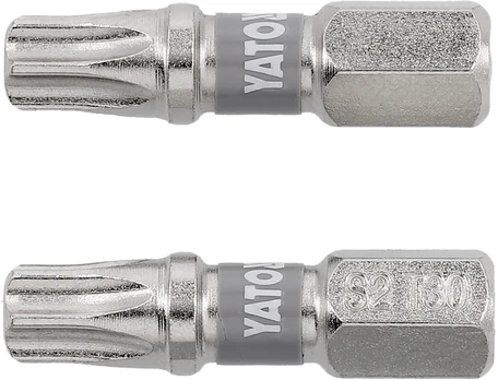 Yato BITS 1/4''X25 MM T30 2 PCS NI