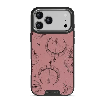 Sagittarius - iPhone 17 Pro Max Case, Elite Dark (MagSafe) / Gunmetal / Pink