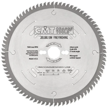 Diskas pjovimo 250x3,2x30 Z80 HM, CMT